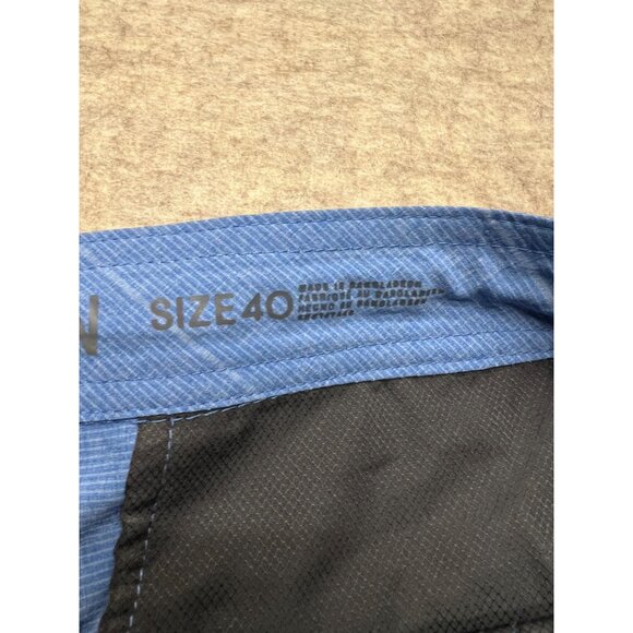 Hang Ten Blue Casual Men's Shorts Size 40" Waist 10.5" Inseam Summer Lightweight - Picture 5 of 11